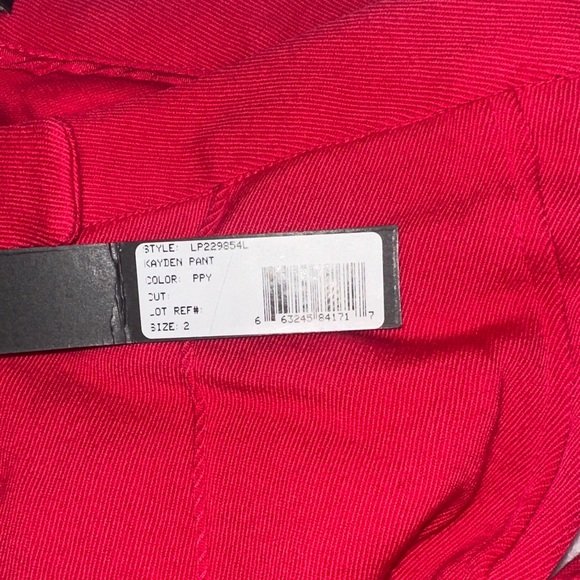 Elizabeth and James Vibrant Red Women's Pants - Picture 7 of 7